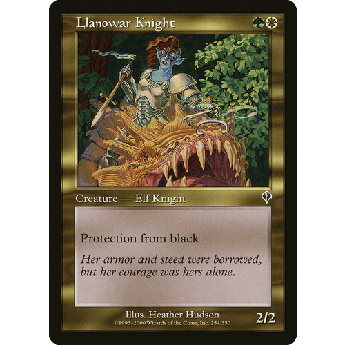 Llanowar Knight FOIL - INV