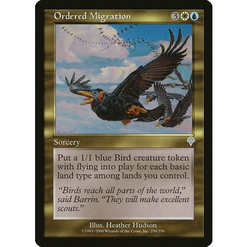 Ordered Migration FOIL - INV