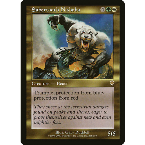 Sabertooth Nishoba FOIL - INV