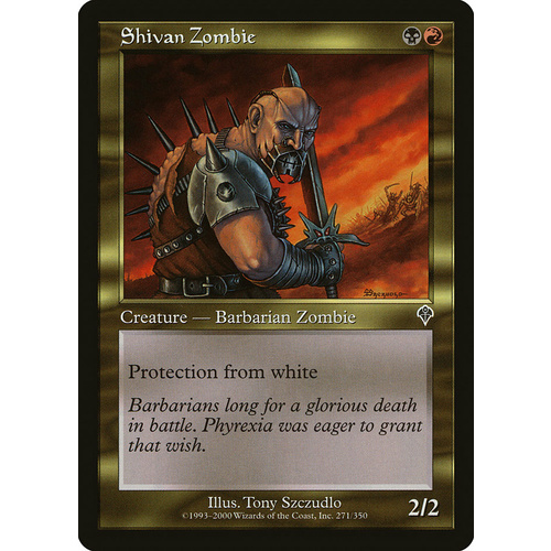 Shivan Zombie FOIL - INV