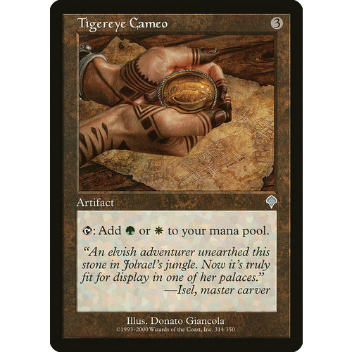 Tigereye Cameo FOIL - INV