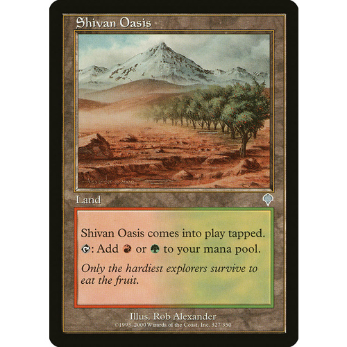 Shivan Oasis FOIL - INV