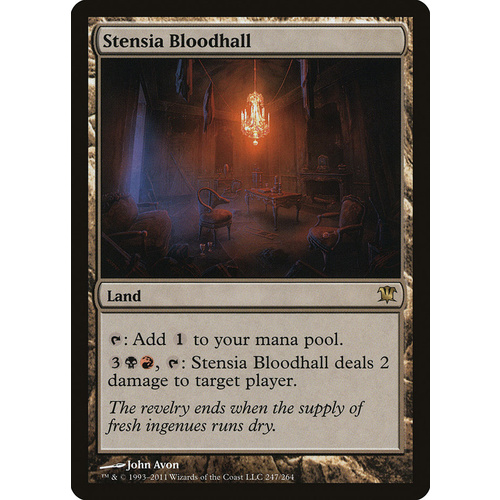 Stensia Bloodhall - ISD