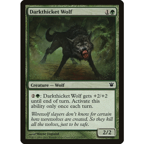Darkthicket Wolf - ISD