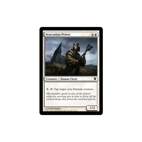 Avacynian Priest FOIL - ISD