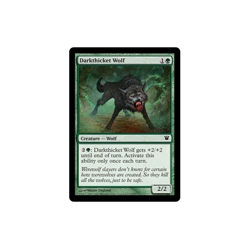 Darkthicket Wolf FOIL - ISD