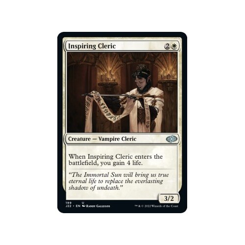 Inspiring Cleric - J22