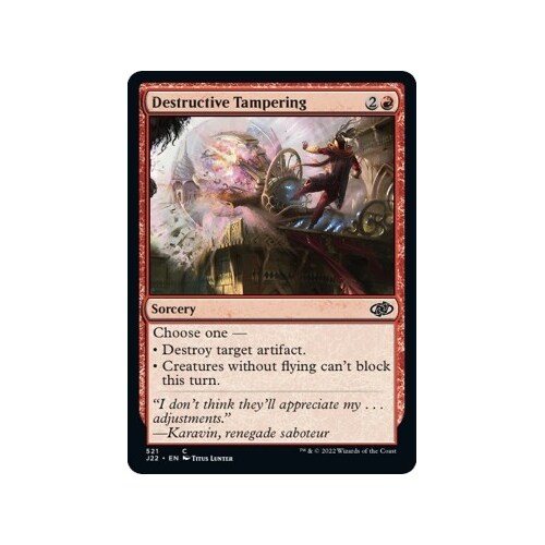 Destructive Tampering - J22