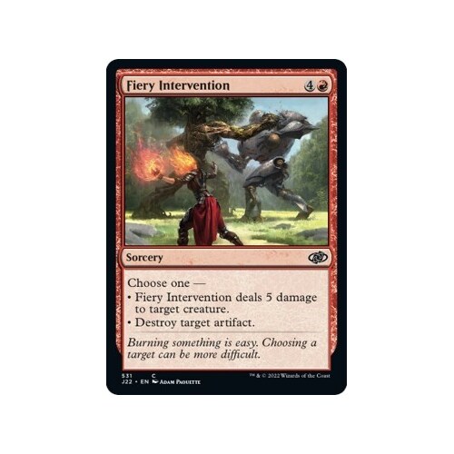 Fiery Intervention - J22