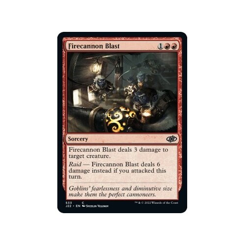 Firecannon Blast - J22