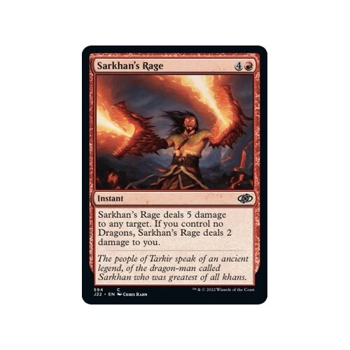 Sarkhan's Rage - J22