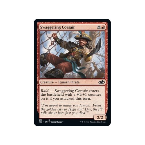 Swaggering Corsair - J22