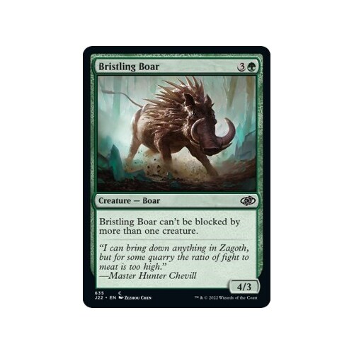 Bristling Boar - J22