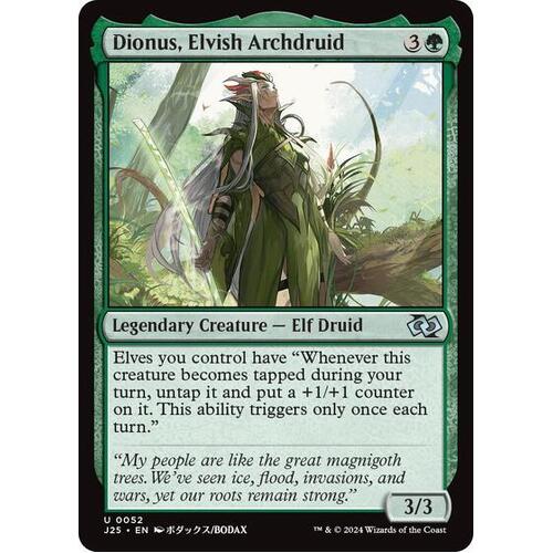 Dionus, Elvish Archdruid (Anime) - F25