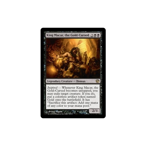 King Macar, the Gold-Cursed FOIL - JOU