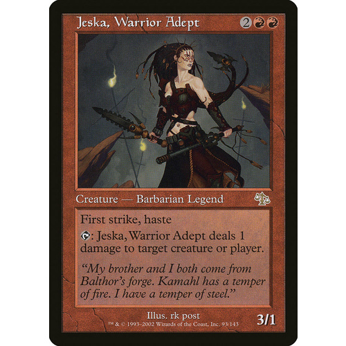 Jeska, Warrior Adept - JUD