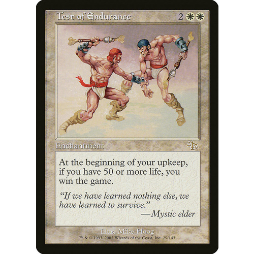 Test of Endurance FOIL - JUD