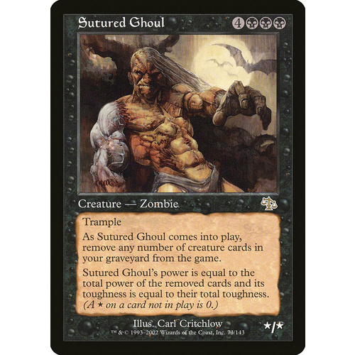 Sutured Ghoul FOIL - JUD