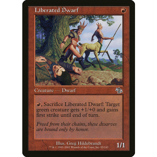 Liberated Dwarf FOIL - JUD