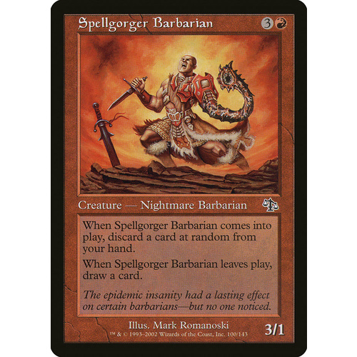 Spellgorger Barbarian FOIL - JUD