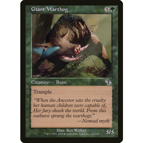 Giant Warthog FOIL - JUD