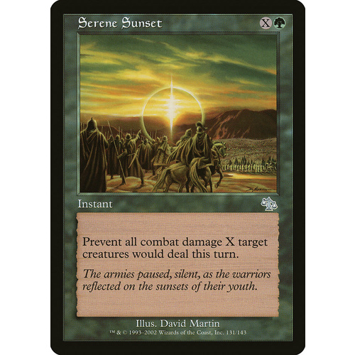 Serene Sunset FOIL - JUD