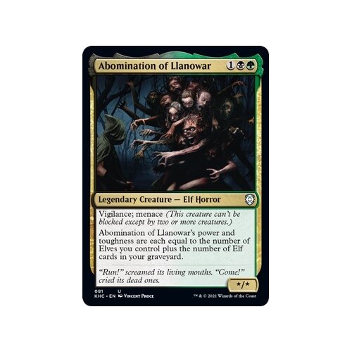 Abomination of Llanowar - KHC