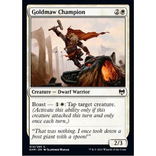 Goldmaw Champion - KHM