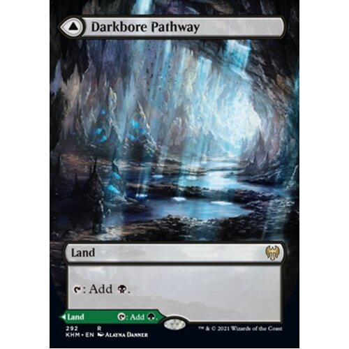 Darkbore Pathway // Slitherbore Pathway (Borderless Alternate Art) - KHM