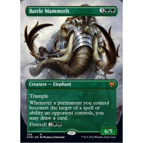 Battle Mammoth (Borderless Alternate Art) - KHM