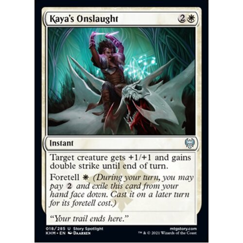 Kaya's Onslaught FOIL - KHM