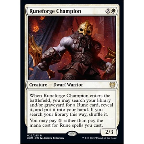 Runeforge Champion FOIL - KHM