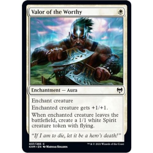 Valor of the Worthy FOIL - KHM