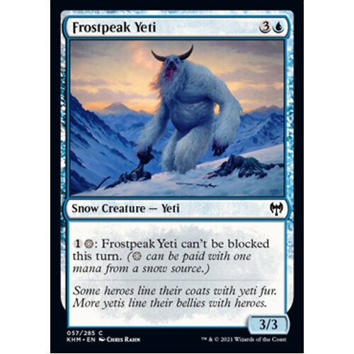 Frostpeak Yeti FOIL - KHM