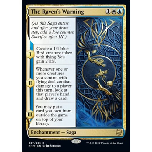 The Raven's Warning FOIL - KHM