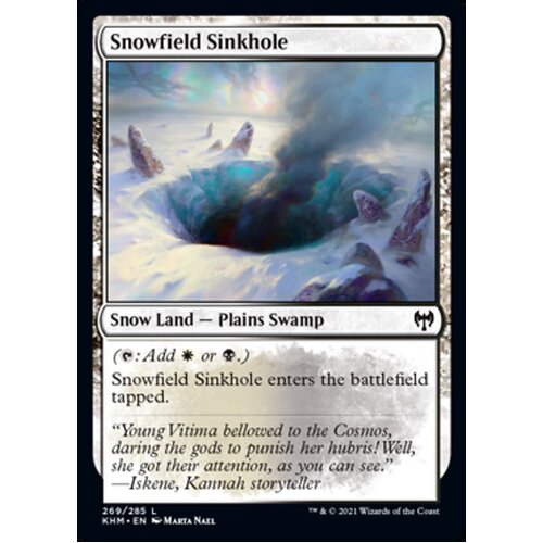 Snowfield Sinkhole FOIL - KHM