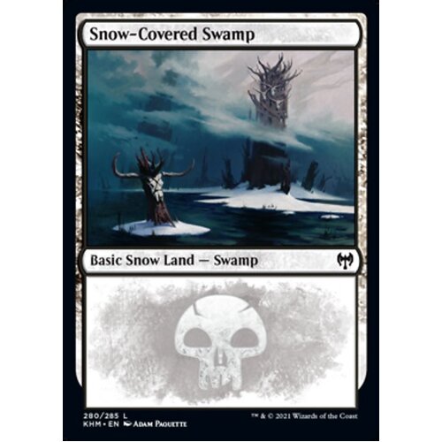 Snow-Covered Swamp (280) FOIL - KHM