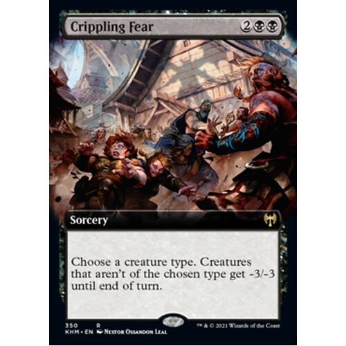 Crippling Fear (Extended) FOIL - KHM