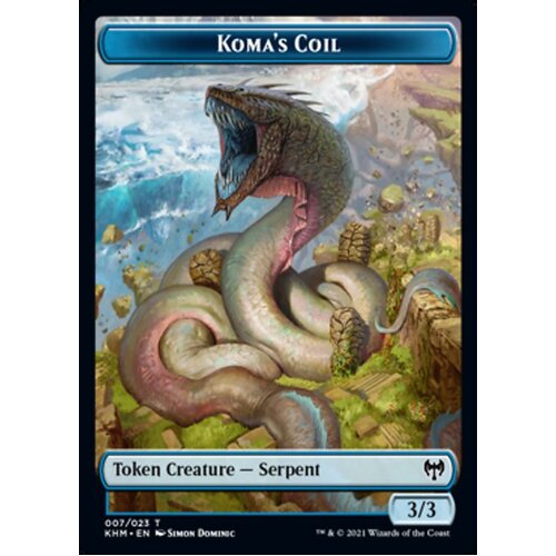 1 x Koma's Coil Token - KHM