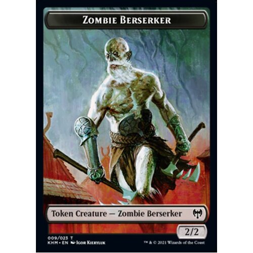 2 x Zombie Berserker Token - KHM