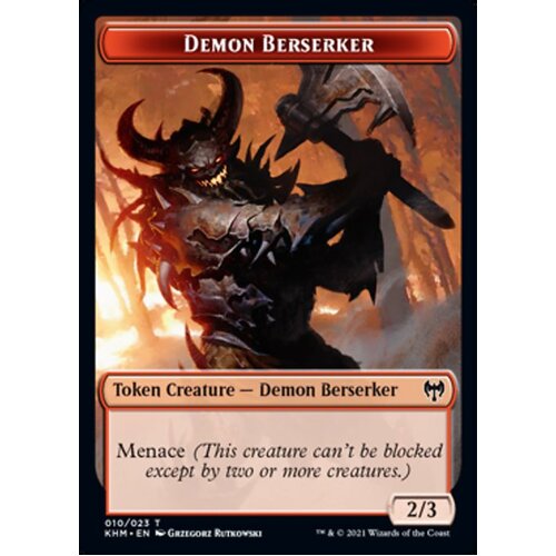 1 x Demon Beserker Token - KHM