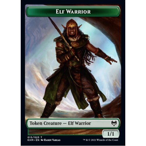 4 x Elf Warrior Token - KHM