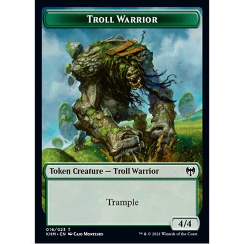 2 x Troll Warrior Token - KHM