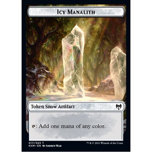 3 x Icy Manalith Token - KHM