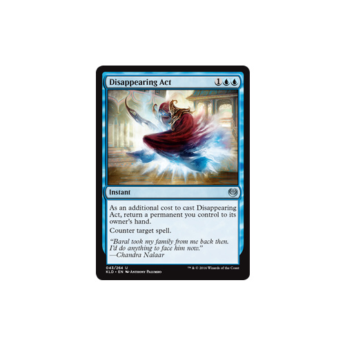 Disappearing Act - KLD