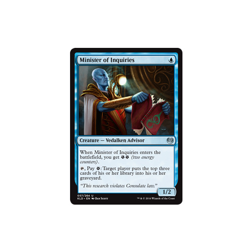 Minister of Inquiries - KLD