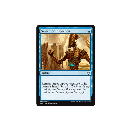 Select for Inspection - KLD