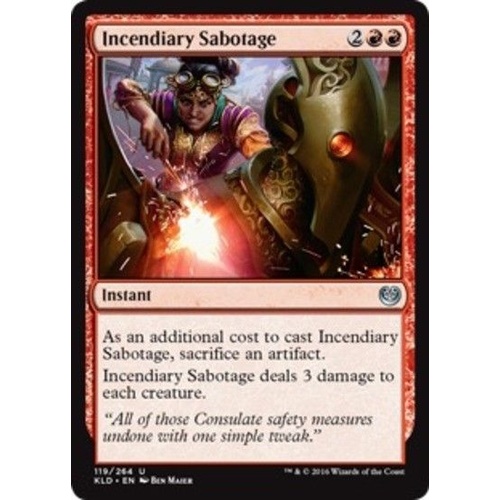Incendiary Sabotage FOIL - KLD