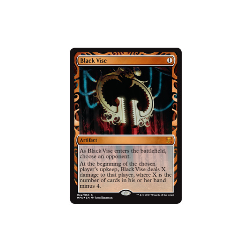 Black Vise FOIL Invention - KLD