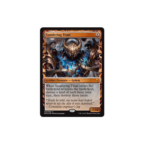 Sundering Titan FOIL Invention - KLD